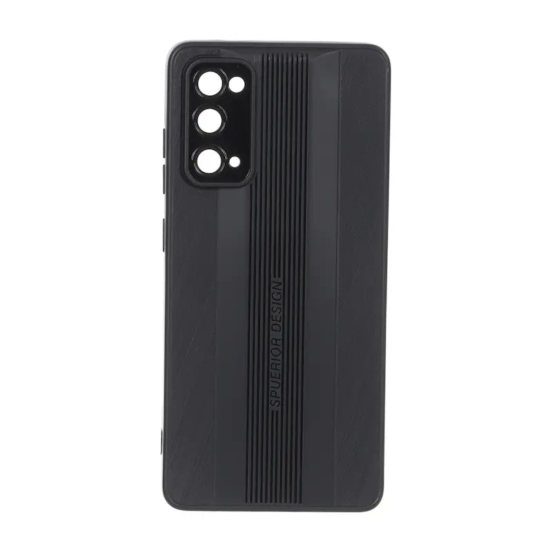 قاب گوشی Galaxy S20 FE سامسونگ Spuerior Design سیلیکونی ژله ای محافظ لنز دار مشکی کد 117345