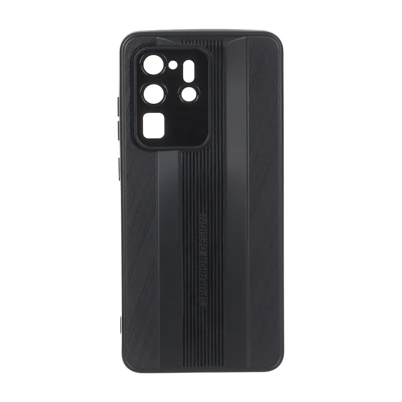 قاب گوشی Galaxy S20 Ultra سامسونگ Spuerior Design سیلیکونی ژله ای محافظ لنز دار مشکی کد 117346