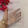 قاب گوشی Galaxy A52 4G - Galaxy A52 5G - Galaxy A52S سامسونگ لاکچری شفاف شاین رزینی لنز کرومی طرح پروانه کیوت کد 116012