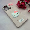 قاب گوشی Galaxy A21S سامسونگ لدرکیس عروسکی فانتزی سیلیکونی برجسته طرح چرمی کیتی Kitty صورتی کد 116425