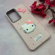 قاب گوشی Galaxy A26 سامسونگ لدرکیس عروسکی فانتزی سیلیکونی برجسته طرح چرمی کیتی Kitty صورتی کد 116430