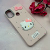 قاب گوشی Galaxy A11 - M11 سامسونگ لدرکیس عروسکی فانتزی سیلیکونی برجسته طرح چرمی کیتی Kitty صورتی کد 116455