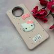 قاب گوشی Poco X3 NFC - Poco X3 Pro شیائومی لدرکیس عروسکی فانتزی سیلیکونی برجسته طرح چرمی کیتی Kitty صورتی کد 116492