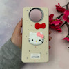 قاب گوشی Poco X3 NFC - Poco X3 Pro شیائومی لدرکیس عروسکی فانتزی سیلیکونی برجسته طرح چرمی کیتی Kitty کرم کد 116493