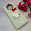 قاب گوشی Poco X3 NFC - Poco X3 Pro شیائومی لدرکیس عروسکی فانتزی سیلیکونی برجسته طرح چرمی کیتی Kitty کرم کد 116493