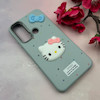 قاب گوشی Redmi Note 8 - Redmi Note 8 2021 شیائومی لدرکیس عروسکی فانتزی سیلیکونی برجسته طرح چرمی کیتی Kitty آبی کد 116504