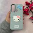 قاب گوشی Redmi Note 8 - Redmi Note 8 2021 شیائومی لدرکیس عروسکی فانتزی سیلیکونی برجسته طرح چرمی کیتی Kitty آبی کد 116504