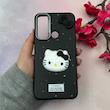قاب گوشی Redmi Note 8 - Redmi Note 8 2021 شیائومی لدرکیس عروسکی فانتزی سیلیکونی برجسته طرح چرمی کیتی Kitty مشکی کد 116505