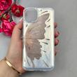 قاب گوشی iPhone 13 - iPhone 14 آیفون اورجینال فانتزی براش لیزری لاکچری Hard طرح پروانه کیوت کد 115983