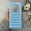 قاب گوشی Redmi 14C - Poco C75 - Redmi A4 شیائومی پافر ژله ای ضدضربه ایربگ دار کپسولی شفاف آبی کد 116522