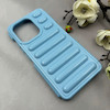 قاب گوشی Redmi Note 13 4G شیائومی پافر ژله ای ضدضربه ایربگ دار کپسولی شفاف آبی کد 116524