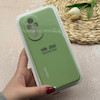 قاب گوشی Honor 200 آنر سیلیکونی اورجینال پاک کنی درجه یک زیربسته محافظ لنزدار سبز کد 118471