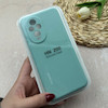 قاب گوشی Honor 200 آنر سیلیکونی اورجینال پاک کنی درجه یک زیربسته محافظ لنزدار سبزآبی کد 118478