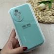 قاب گوشی Honor 200 آنر سیلیکونی اورجینال پاک کنی درجه یک زیربسته محافظ لنزدار سبزآبی کد 118478