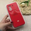 قاب گوشی Poco M7 Pro 5G شیائومی سیلیکونی اورجینال پاک کنی درجه یک زیربسته محافظ لنزدار قرمز کد 118501