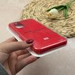 قاب گوشی Mi 10T - Mi 10T Pro شیائومی سیلیکونی اورجینال پاک کنی درجه یک زیربسته محافظ لنزدار قرمز کد 118515