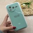 قاب گوشی Poco F7 Pro شیائومی سیلیکونی اورجینال پاک کنی درجه یک زیربسته محافظ لنزدار سبزآبی کد 118549