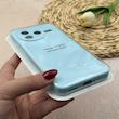 قاب گوشی Poco F7 Pro شیائومی سیلیکونی اورجینال پاک کنی درجه یک زیربسته محافظ لنزدار آبی روشن کد 118556