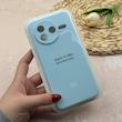 قاب گوشی Poco F7 Pro شیائومی سیلیکونی اورجینال پاک کنی درجه یک زیربسته محافظ لنزدار آبی روشن کد 118556