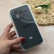 قاب گوشی Poco F7 Pro شیائومی سیلیکونی اورجینال پاک کنی درجه یک زیربسته محافظ لنزدار خاکستری کد 118561