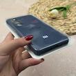 قاب گوشی Redmi 15 5G شیائومی سیلیکونی اورجینال پاک کنی درجه یک زیربسته محافظ لنزدار سرمه ای کد 118587