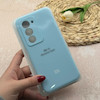 قاب گوشی Redmi 15 5G شیائومی سیلیکونی اورجینال پاک کنی درجه یک زیربسته محافظ لنزدار آبی روشن کد 118588