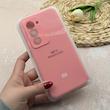 قاب گوشی Redmi 15 5G شیائومی سیلیکونی اورجینال پاک کنی درجه یک زیربسته محافظ لنزدار صورتی کد 118589