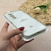 قاب گوشی Redmi 15 5G شیائومی سیلیکونی اورجینال پاک کنی درجه یک زیربسته محافظ لنزدار سفید کد 118590