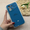 قاب گوشی Redmi 15C - Poco C85 شیائومی سیلیکونی اورجینال پاک کنی درجه یک زیربسته محافظ لنزدار آبی کد 118599