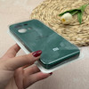 قاب گوشی Redmi 15C - Poco C85 شیائومی سیلیکونی اورجینال پاک کنی درجه یک زیربسته محافظ لنزدار سبز تیره کد 118612