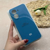 قاب گوشی Redmi A5 - Poco C71 شیائومی سیلیکونی اورجینال پاک کنی درجه یک زیربسته محافظ لنزدار آبی کد 118614