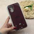 قاب گوشی Redmi A5 - Poco C71 شیائومی سیلیکونی اورجینال پاک کنی درجه یک زیربسته محافظ لنزدار زرشکی کد 118617