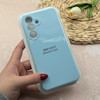 قاب گوشی Galaxy S25 FE سامسونگ سیلیکونی اورجینال پاک کنی درجه یک زیربسته محافظ لنزدار آبی کد 118623