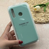 قاب گوشی Huawei Y6P هواوی سیلیکونی اورجینال پاک کنی درجه یک زیربسته محافظ لنزدار سبزآبی کد 118713