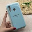 قاب گوشی Huawei Y6P هواوی سیلیکونی اورجینال پاک کنی درجه یک زیربسته محافظ لنزدار آبی روشن کد 118714