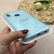 قاب گوشی Huawei Y9 2019 هوآوی سیلیکونی اورجینال پاک کنی درجه یک زیربسته محافظ لنزدار آبی روشن کد 118737