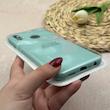 قاب گوشی Huawei Y9 2019 هوآوی سیلیکونی اورجینال پاک کنی درجه یک زیربسته محافظ لنزدار سبزآبی کد 118740