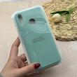 قاب گوشی Huawei Y9 2019 هوآوی سیلیکونی اورجینال پاک کنی درجه یک زیربسته محافظ لنزدار سبزآبی کد 118740