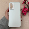 قاب گوشی Galaxy A23 سامسونگ PVD ضد خش پشت گلس Hard شیشه ای محافظ لنز دار سفید کد 118906