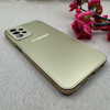 قاب گوشی Galaxy A23 سامسونگ PVD ضد خش پشت گلس Hard شیشه ای محافظ لنز دار طلایی کد 118907