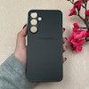 قاب گوشی Galaxy A55 سامسونگ PVD ضد خش پشت گلس Hard شیشه ای محافظ لنز دار مشکی کد 118925