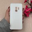 قاب گوشی Galaxy S9 سامسونگ PVD ضد خش پشت گلس Hard شیشه ای محافظ لنز دار سفید کد 118929