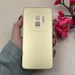 قاب گوشی Galaxy S9 سامسونگ PVD ضد خش پشت گلس Hard شیشه ای محافظ لنز دار طلایی کد 118931