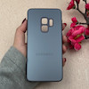 قاب گوشی Galaxy S9 سامسونگ PVD ضد خش پشت گلس Hard شیشه ای محافظ لنز دار بنفش کد 118932