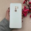 قاب گوشی Galaxy S9 Plus سامسونگ PVD ضد خش پشت گلس Hard شیشه ای محافظ لنز دار سفید کد 118937