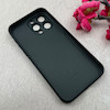 قاب گوشی iPhone 15 Pro Max آیفون PVD ضد خش پشت گلس Hard شیشه ای محافظ لنز دار مشکی کد 118956