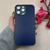 قاب گوشی iPhone 14 Pro Max آیفون PVD ضد خش پشت گلس Hard شیشه ای محافظ لنز دار سرمه ای کد 118959