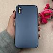 قاب گوشی iPhone X - iPhone XS آیفون PVD ضد خش پشت گلس Hard شیشه ای محافظ لنز دار سرمه ای کد 118967