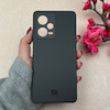 قاب گوشی Redmi Note 12 Pro 5G شیائومی PVD ضد خش پشت گلس Hard شیشه ای محافظ لنز دار مشکی کد 118987