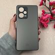 قاب گوشی Redmi Note 12 Pro Plus 5G / Redmi Note 12 Explorer شیائومی PVD ضد خش پشت گلس Hard شیشه ای محافظ لنز دار مشکی کد 118990